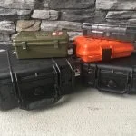 Pelican and military surplus travel cigar humidors