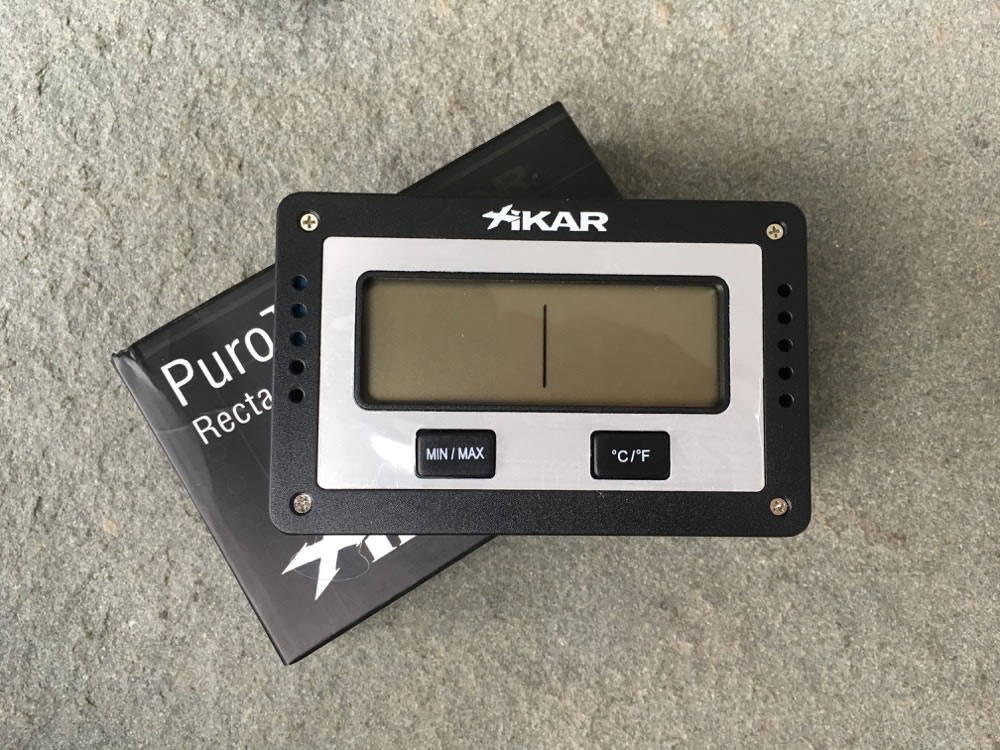 833XI XIKAR PuroTemp Rectangle Digital Hygrometer 