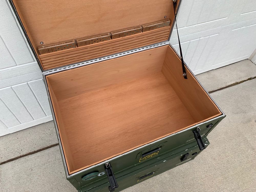 military footlocker file cabinet