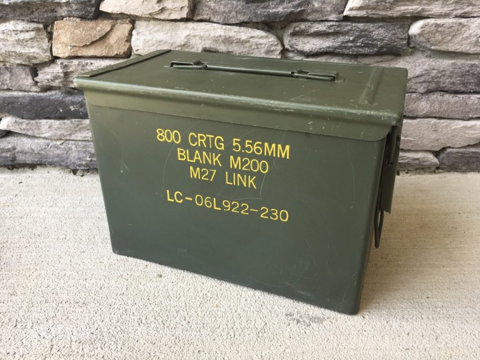 Plastic Fat Fifty Style Ammo Box, 2 Pack [Genuine Army Issue]